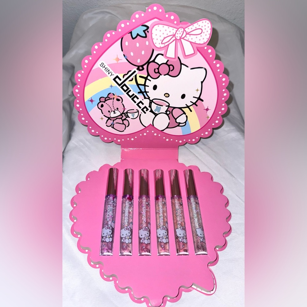 Hello kitty set lip gloss (set of 6)